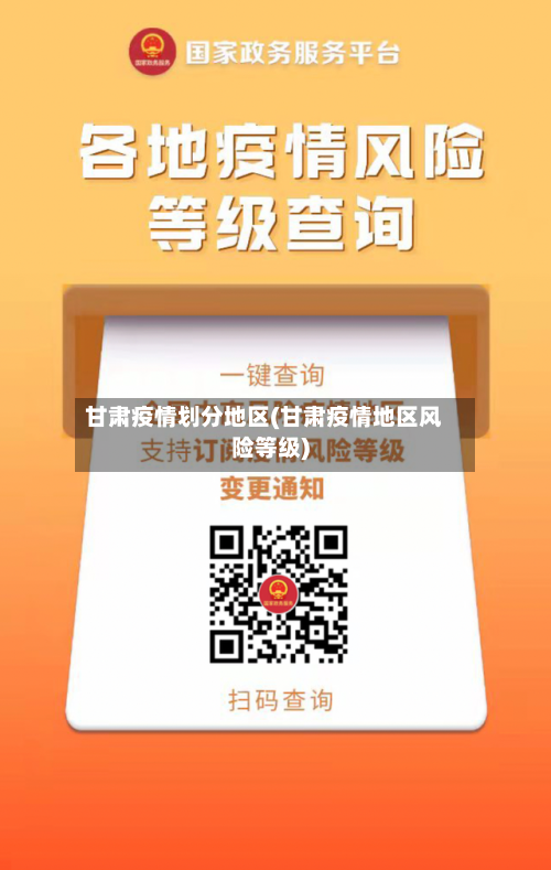 甘肃疫情划分地区(甘肃疫情地区风险等级)