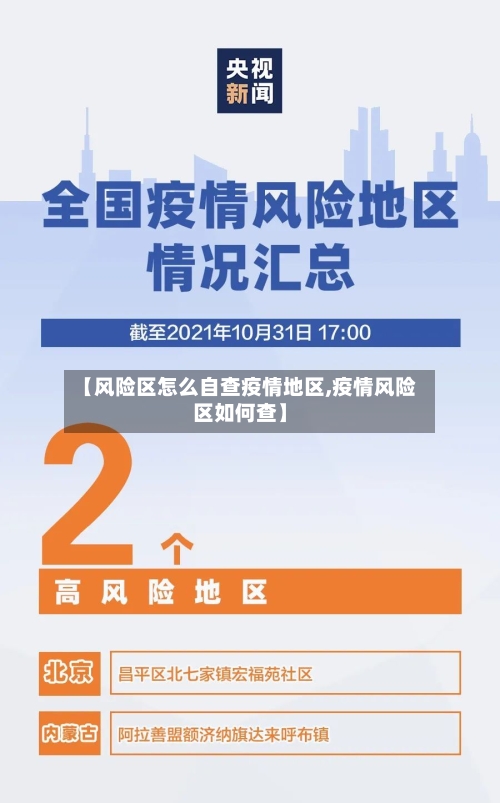 【风险区怎么自查疫情地区,疫情风险区如何查】
