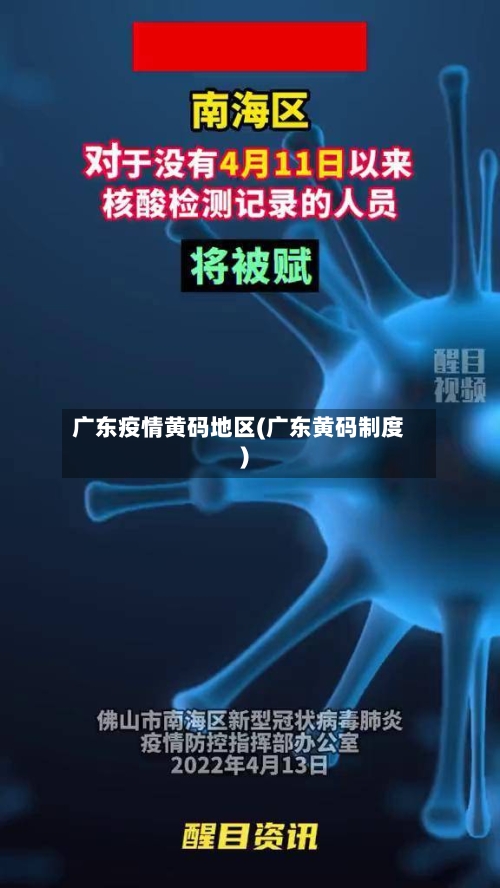 广东疫情黄码地区(广东黄码制度)