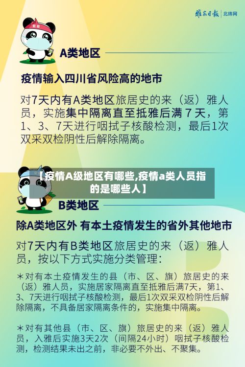 【疫情A级地区有哪些,疫情a类人员指的是哪些人】