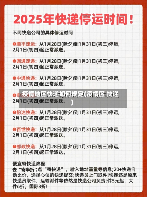 疫情地区快递如何规定(疫情区 快递)