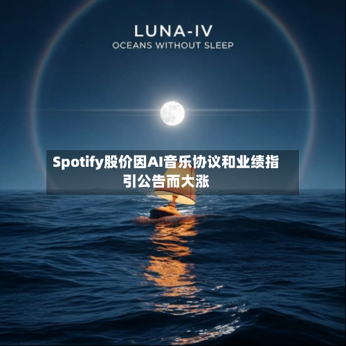 Spotify股价因AI音乐协议和业绩指引公告而大涨