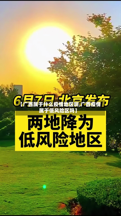 【广西属于什么疫情地区啊,广西疫情属于低风险区吗】