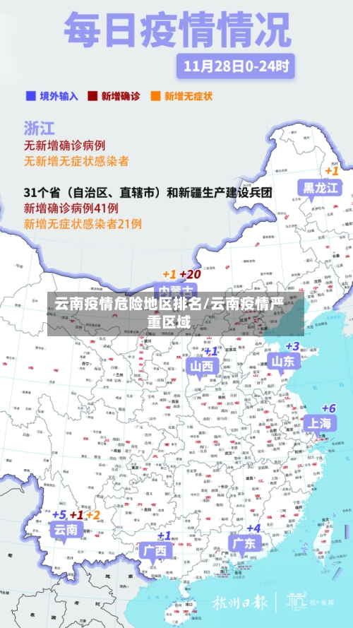 云南疫情危险地区排名/云南疫情严重区域