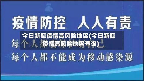 今日新冠疫情高风险地区(今日新冠疫情高风险地区查询)