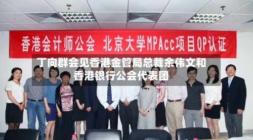 丁向群会见香港金管局总裁余伟文和香港银行公会代表团