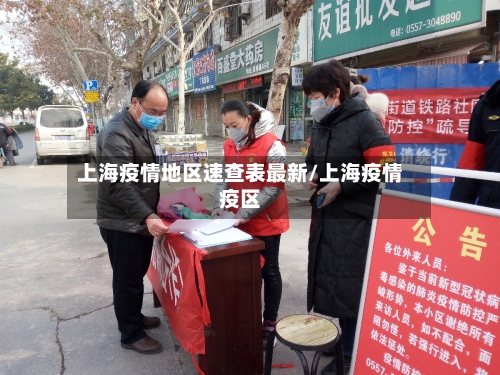 上海疫情地区速查表最新/上海疫情疫区