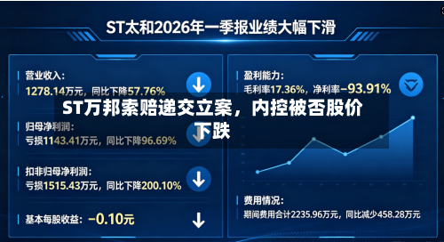 ST万邦索赔递交立案，内控被否股价下跌-第1张图片