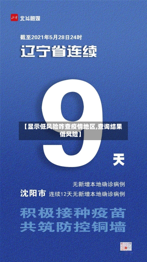 【显示低风险咋查疫情地区,查询结果低风险】