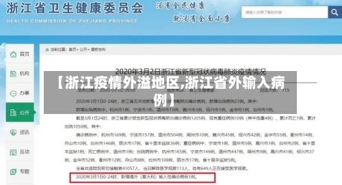 【浙江疫情外溢地区,浙江省外输入病例】