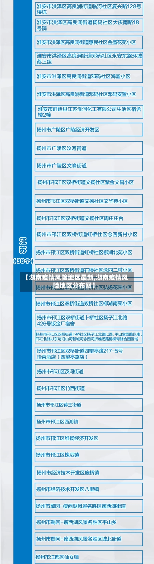 【湖南疫情风险地区最新,湖南疫情风险地区分布图】