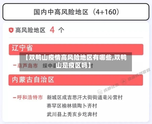 【双鸭山疫情高风险地区有哪些,双鸭山是疫区吗】