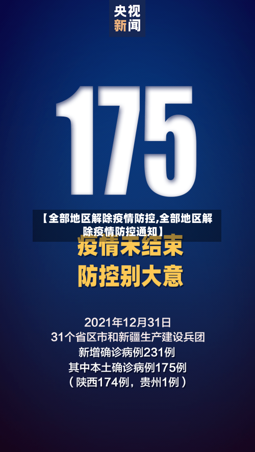 【全部地区解除疫情防控,全部地区解除疫情防控通知】