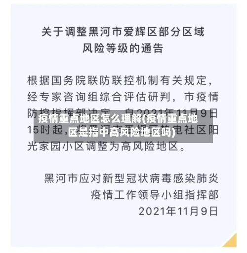 疫情重点地区怎么理解(疫情重点地区是指中高风险地区吗)