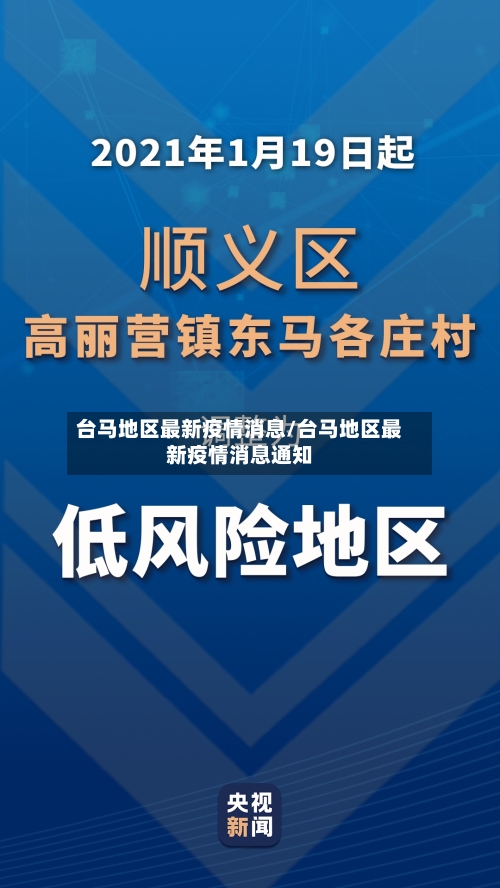 台马地区最新疫情消息/台马地区最新疫情消息通知